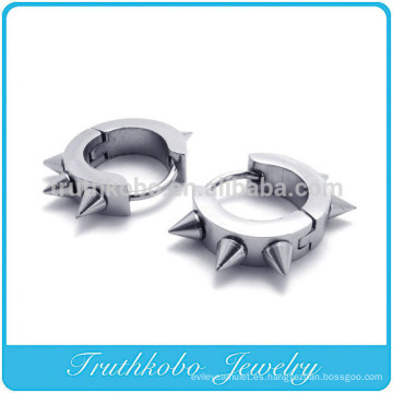 TKB-E0004 Silver Bling para hombre de acero inoxidable quirúrgico aro remache Stud Stud Earring